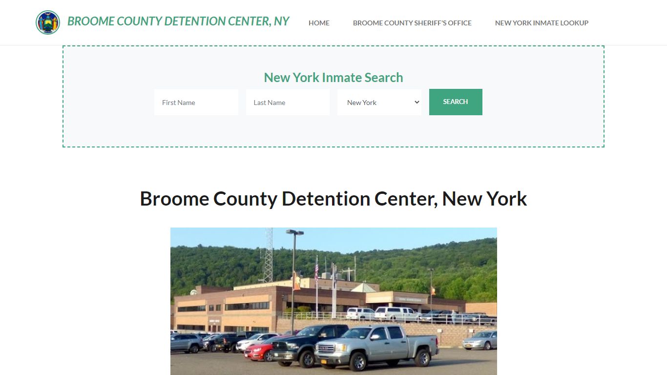 Broome County Detention Center, NY Inmate Roster, Offender Search