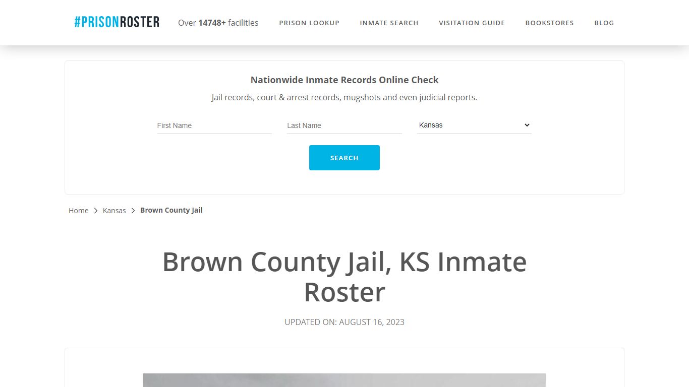 Brown County Jail, KS Inmate Roster - Prisonroster