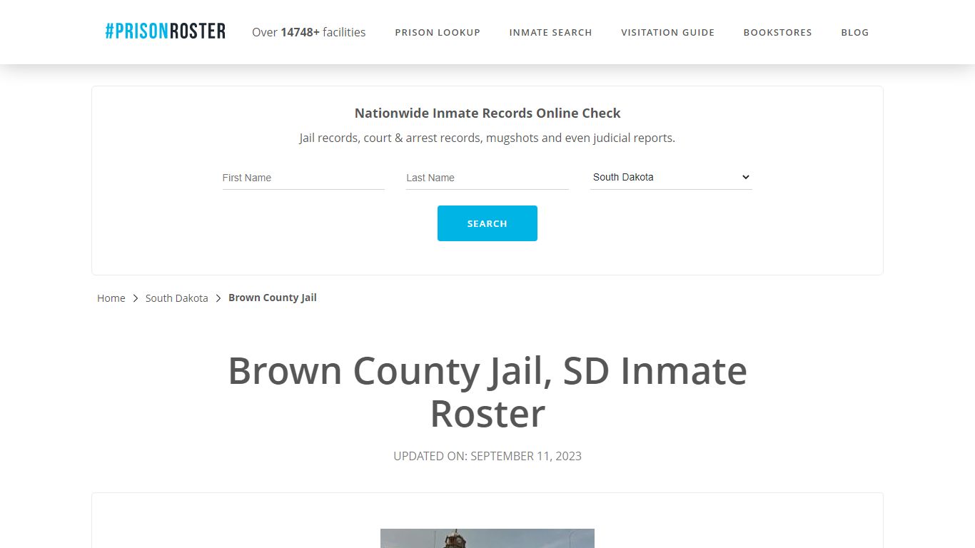 Brown County Jail, SD Inmate Roster - Prisonroster