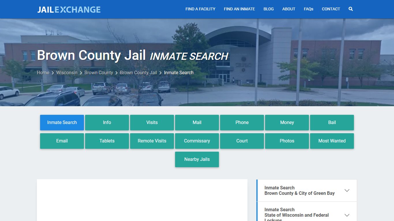 Inmate Search: Roster & Mugshots - Brown County Jail, WI