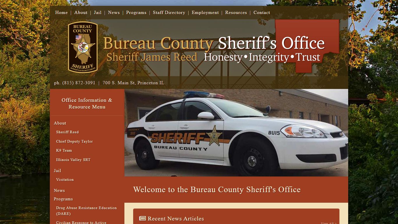 Bureau County Sheriff's Office | Princeton, IL