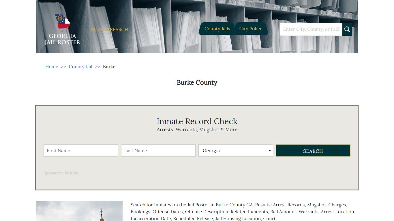 Burke County | Georgia Jail Inmate Search