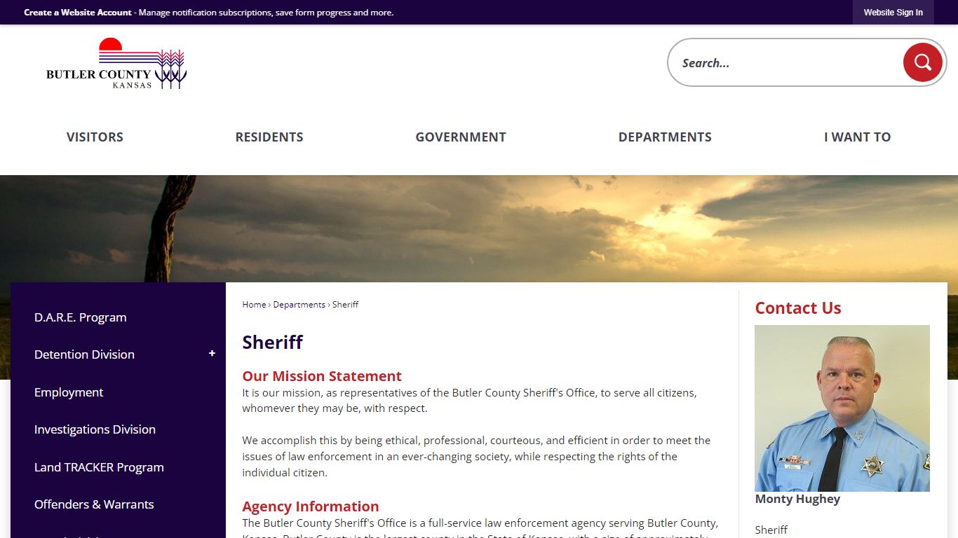 Sheriff | Butler County, KS - Official Website