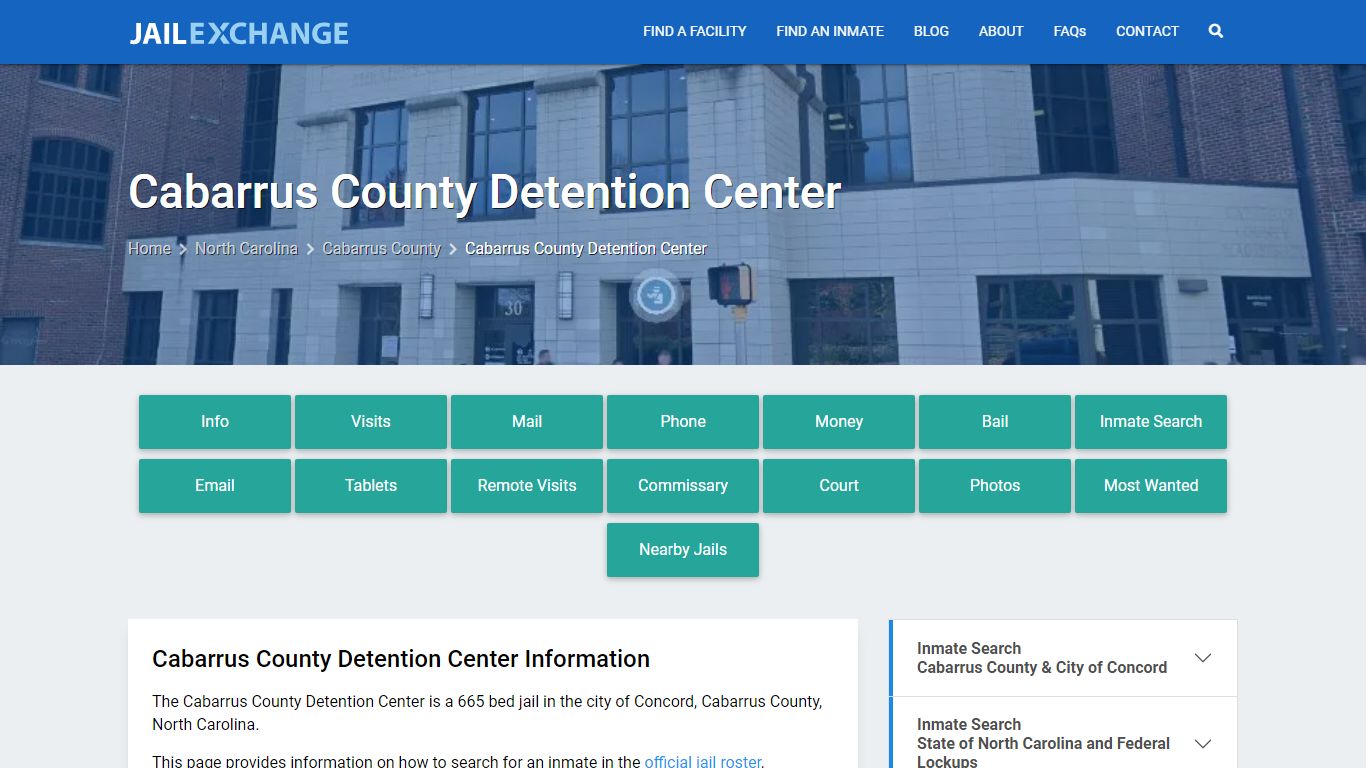Cabarrus County Detention Center - Jail Exchange