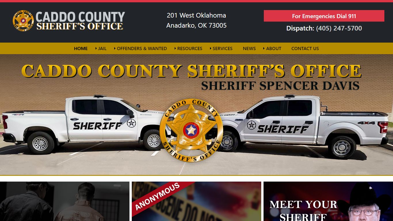 Caddo County Sheriff's Office Anadarko, OK
