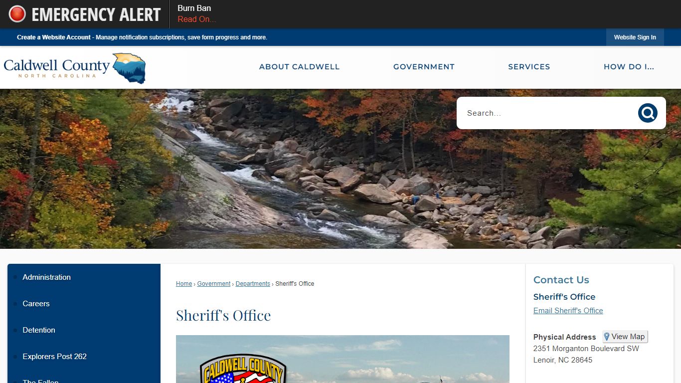 Sheriff's Office | Caldwell County, NC