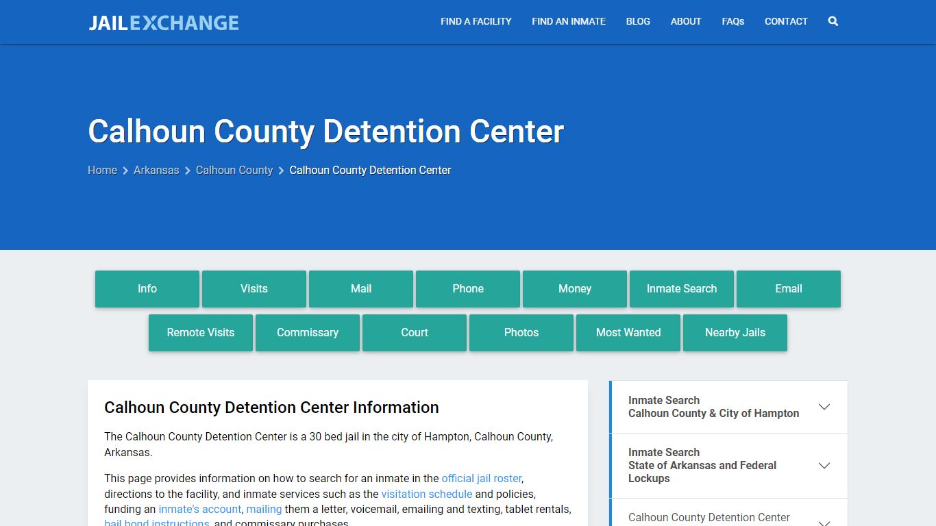 Calhoun County Detention Center - Jail Exchange