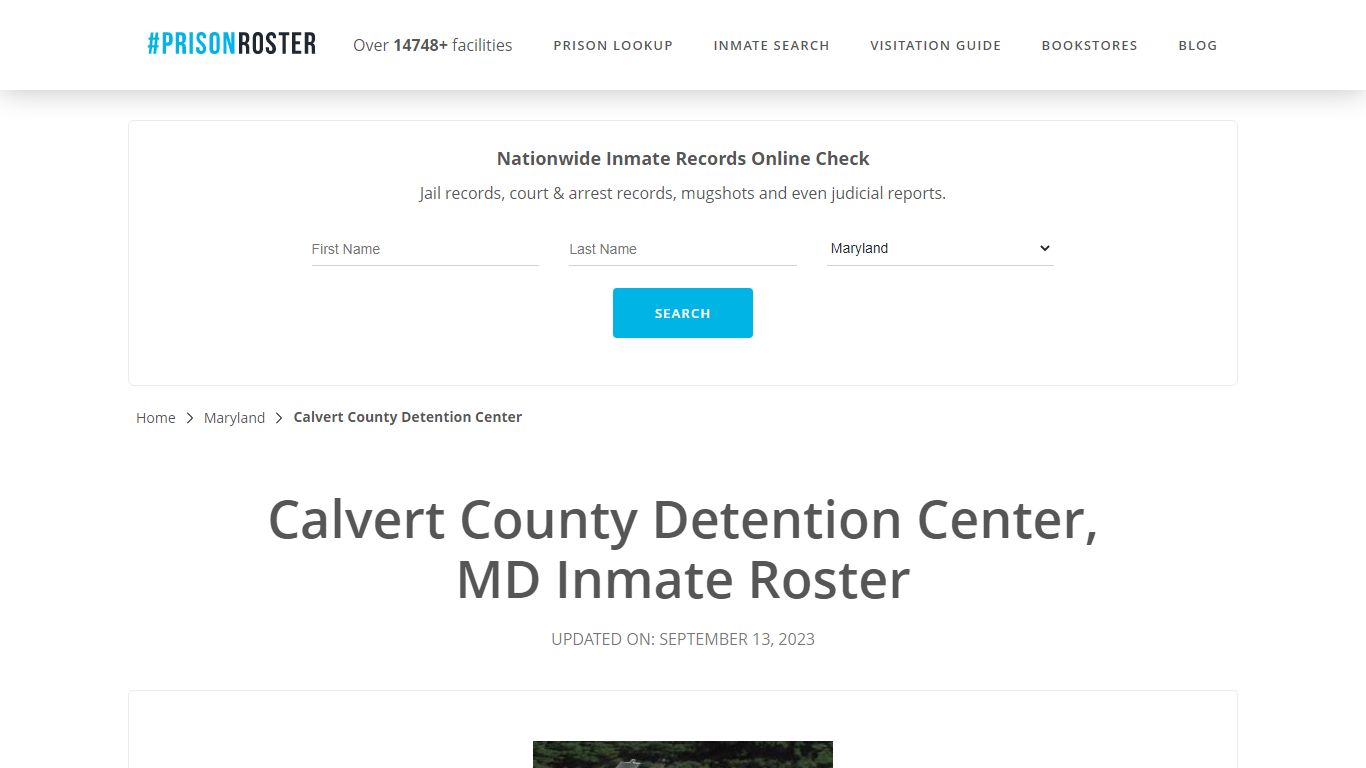 Calvert County Detention Center, MD Inmate Roster - Prisonroster