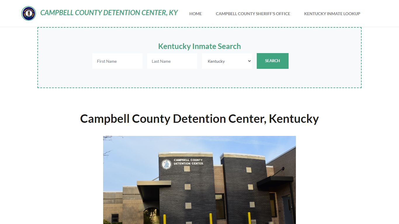 Campbell County Detention Center, KY Inmate Roster, Offender Search