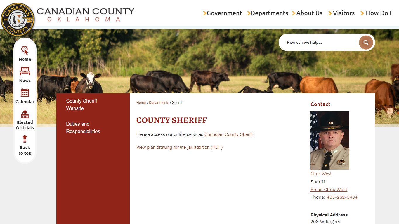 County Sheriff | Canadian County, OK - Official Website