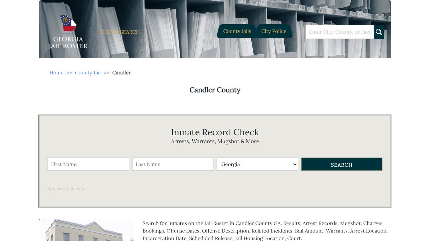 Candler County | Georgia Jail Inmate Search