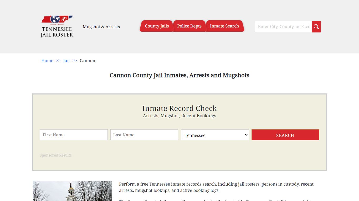 Cannon County Jail Inmates, Arrests and Mugshots