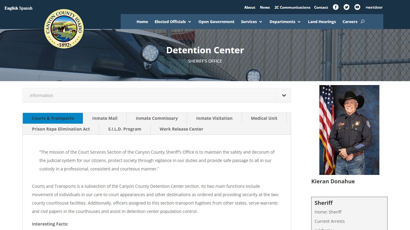 Detention Center | Canyon County