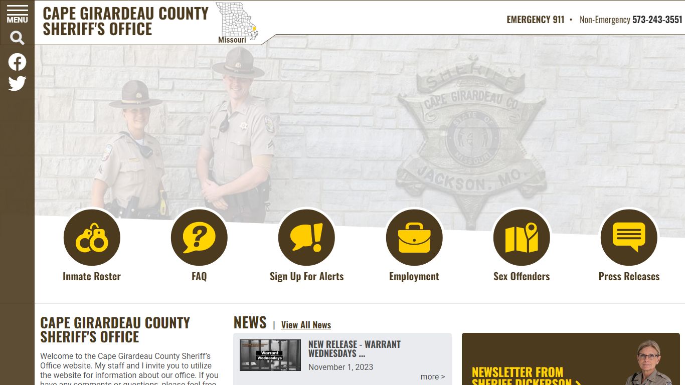 Cape Girardeau County MO Sheriff's Office