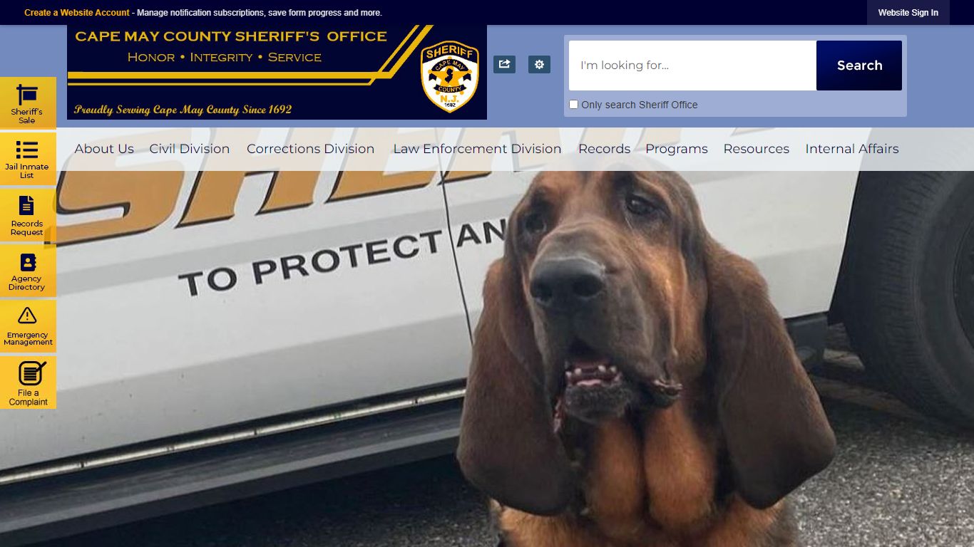 Sheriff Office | Cape May County, NJ - Official Website
