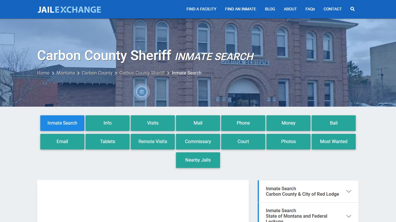 Inmate Search: Roster & Mugshots - Carbon County Sheriff, MT