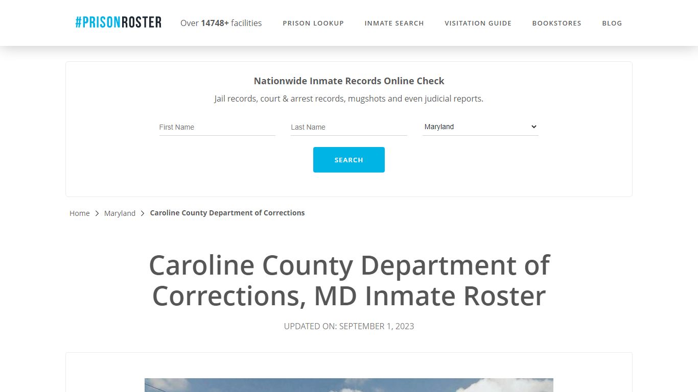 Caroline County Department of Corrections, MD Inmate Roster - Prisonroster