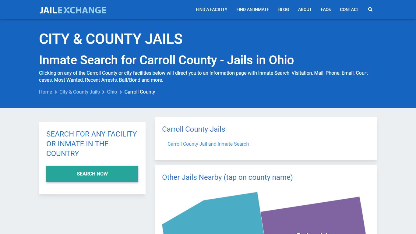 Inmate Search for Carroll County | Jails in Ohio - Jail Exchange