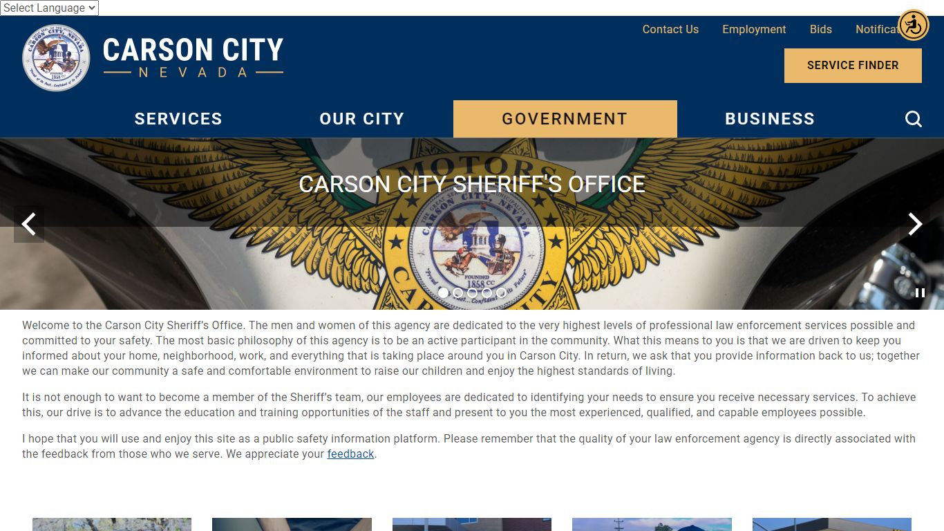 Sheriff's Office | Carson City