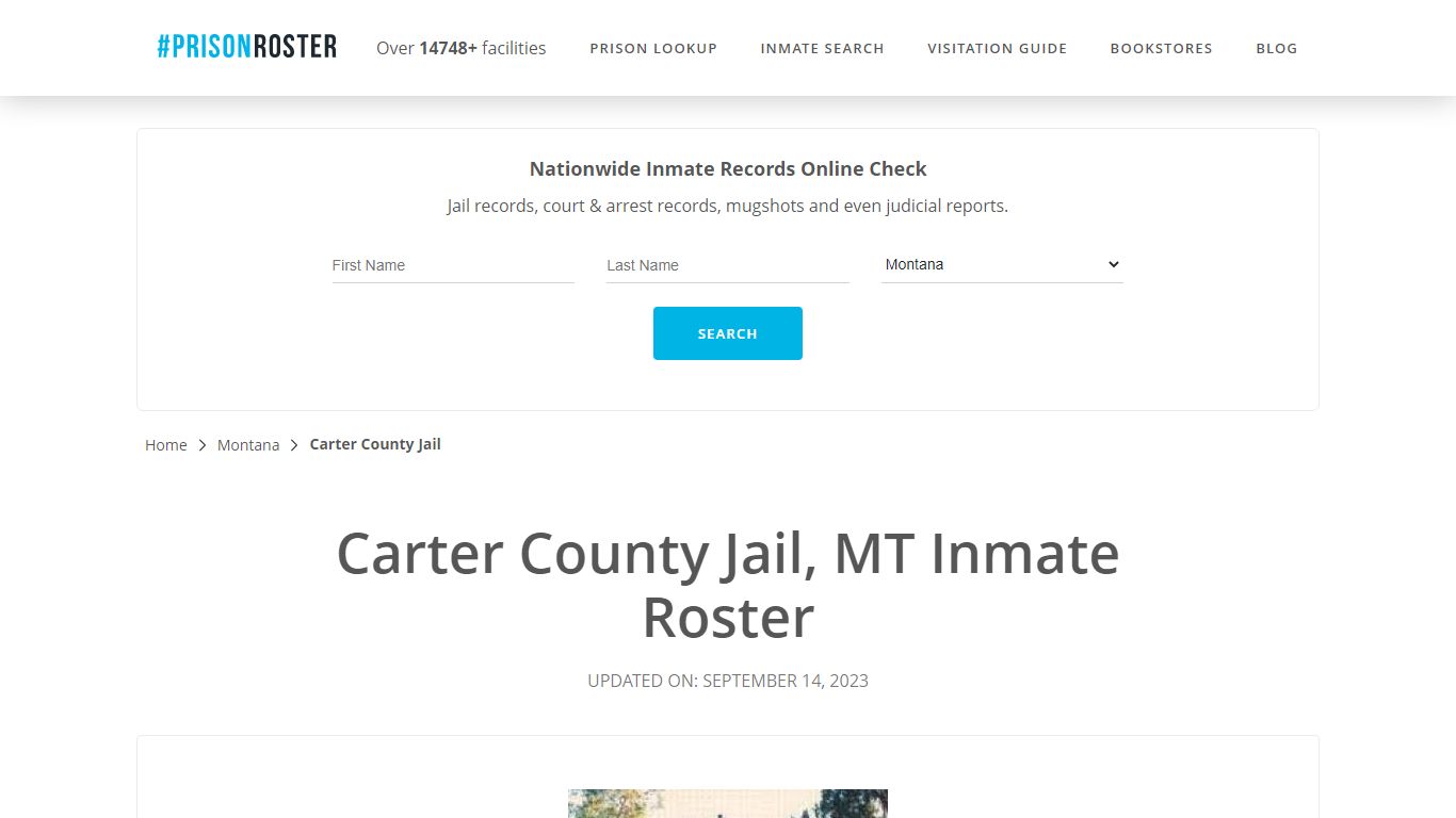 Carter County Jail, MT Inmate Roster - Prisonroster