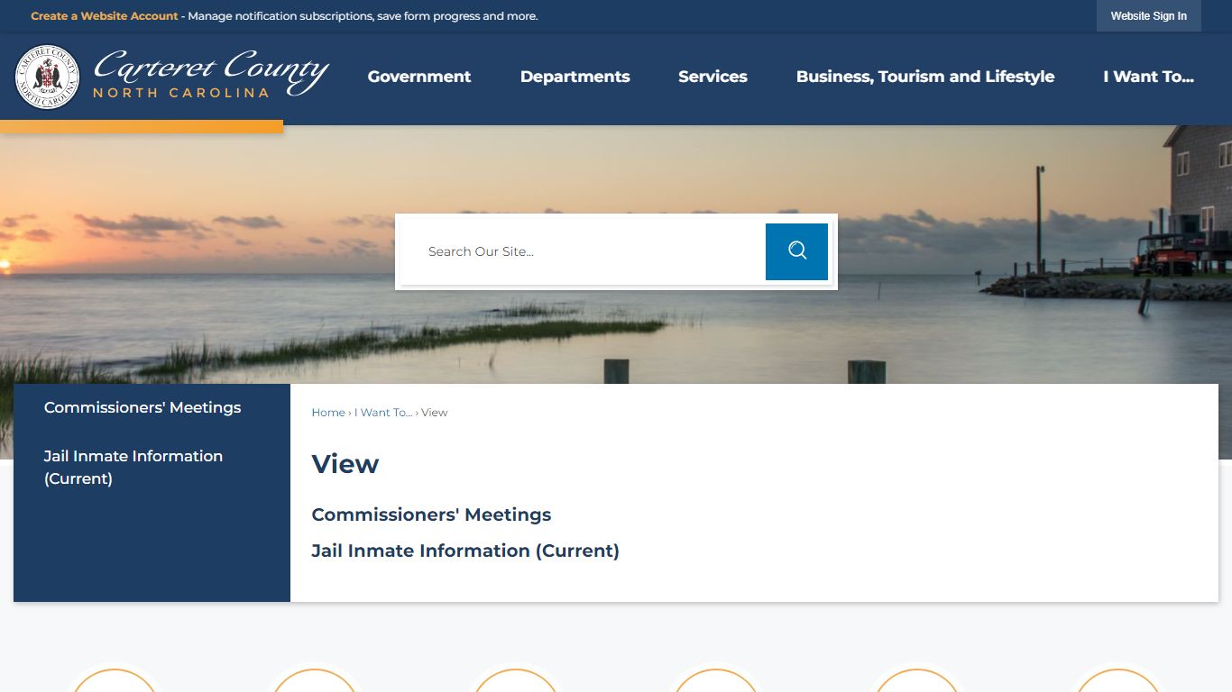 View | Carteret County, NC - Official Website