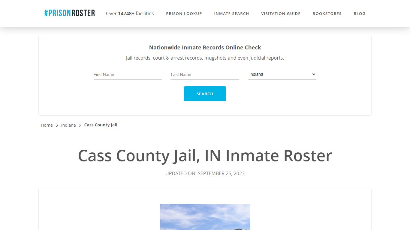 Cass County Jail, IN Inmate Roster - Prisonroster