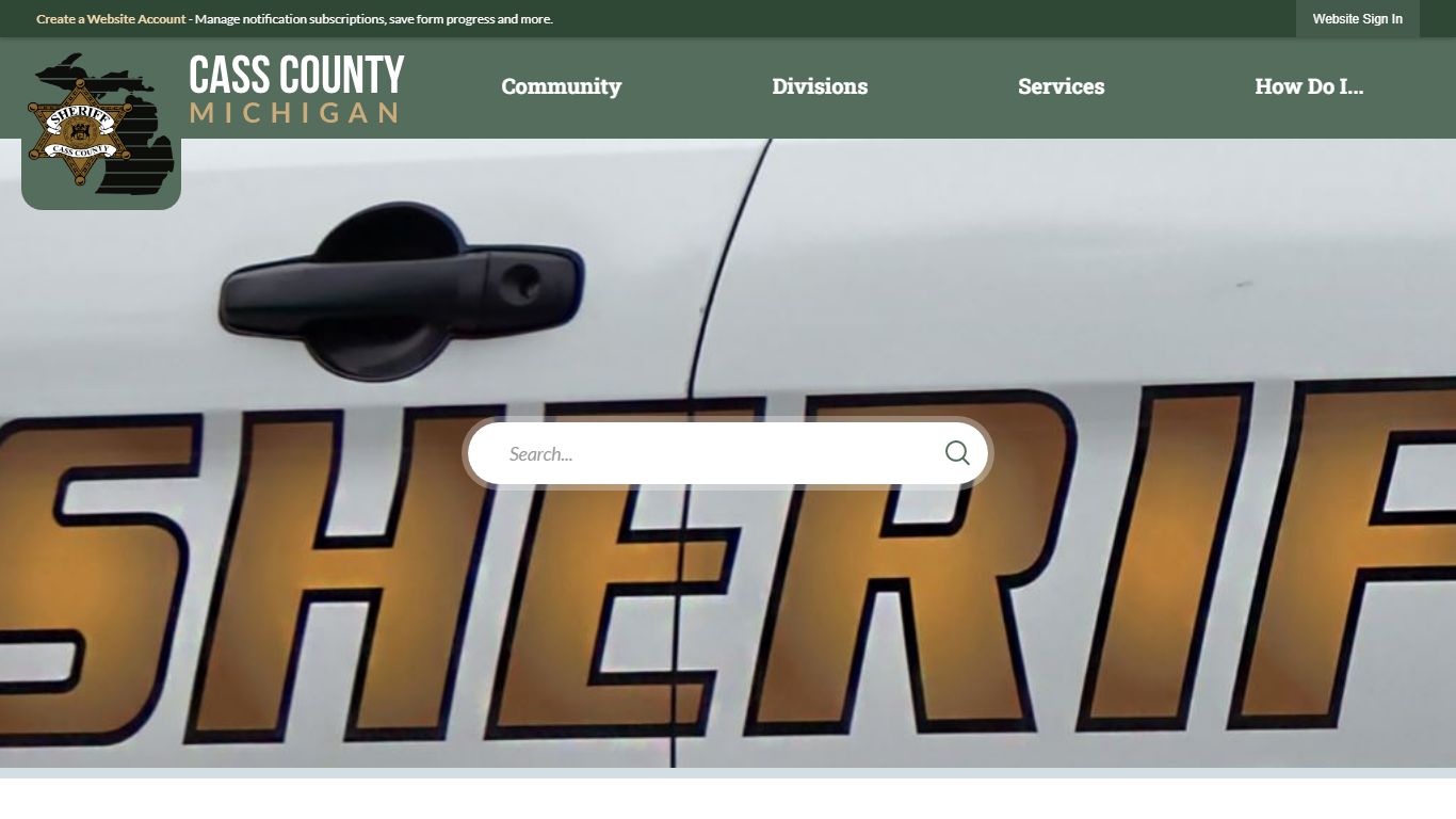 Sheriff's Office | Cass County, MI