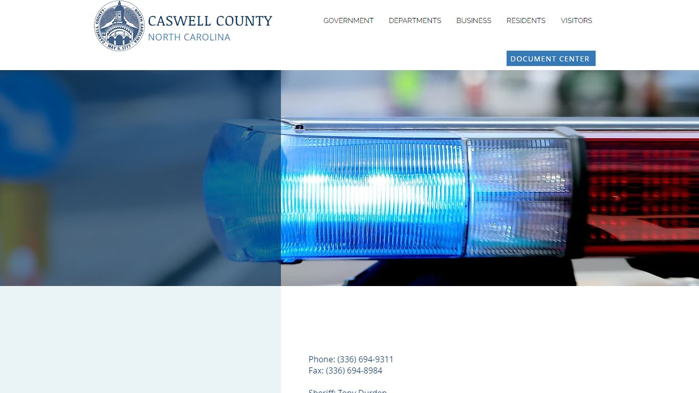 SHERIFF | Caswell County | NC