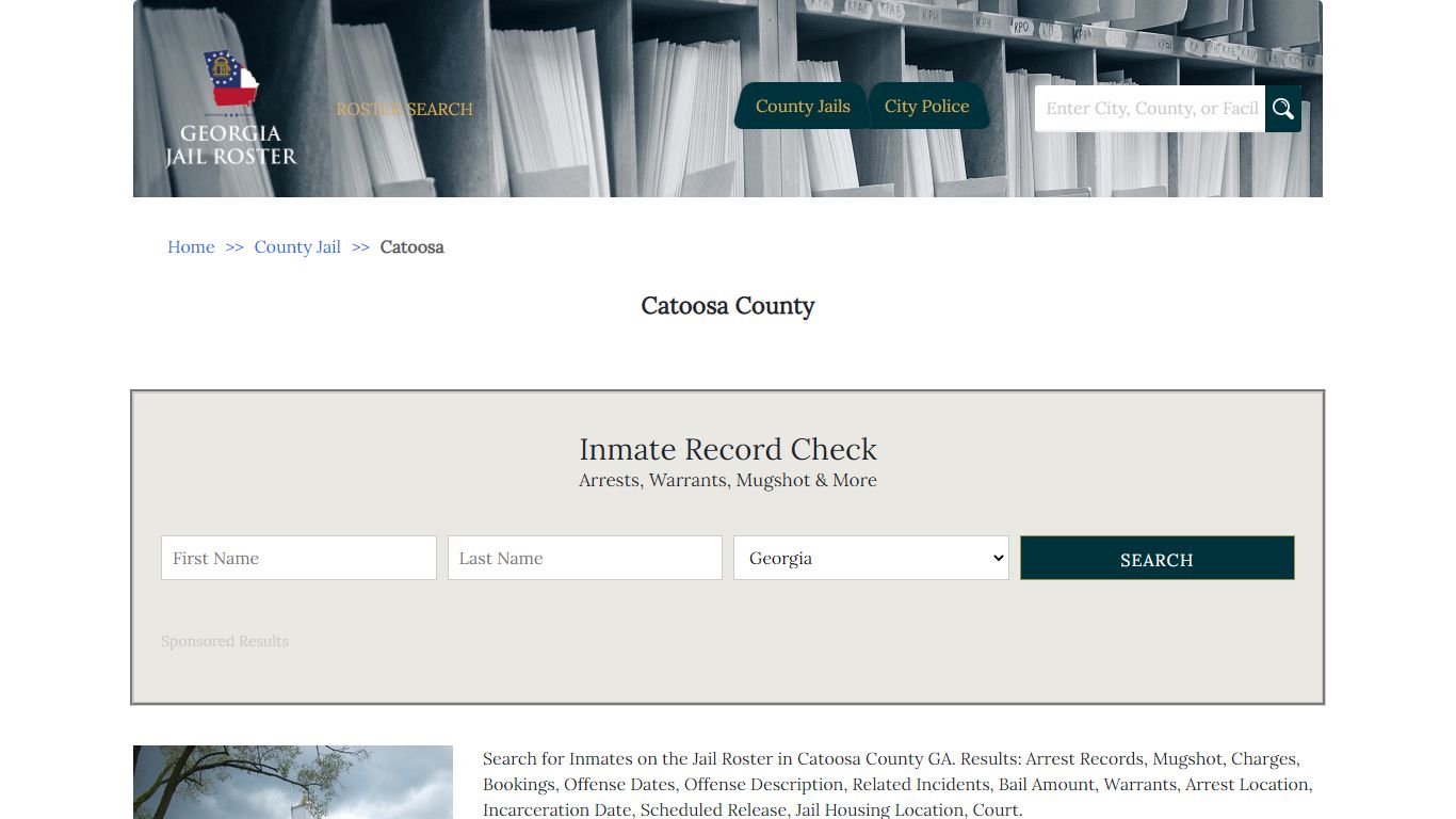 Catoosa County | Georgia Jail Inmate Search