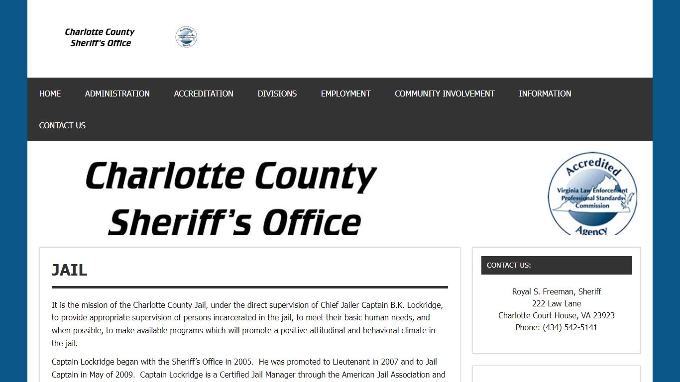 Jail | Charlotte County Sheriff's Office