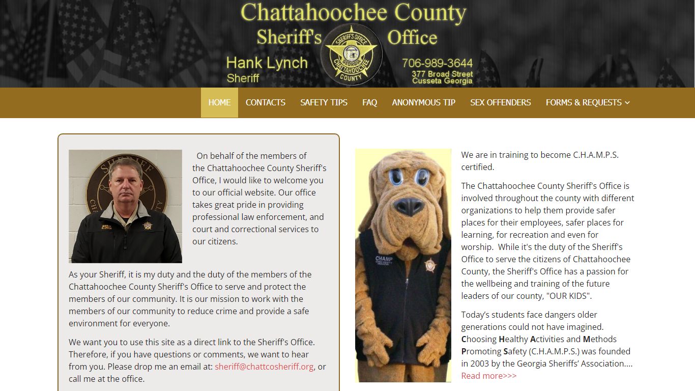 Chattahoochee County Georgia Sheriff's Office