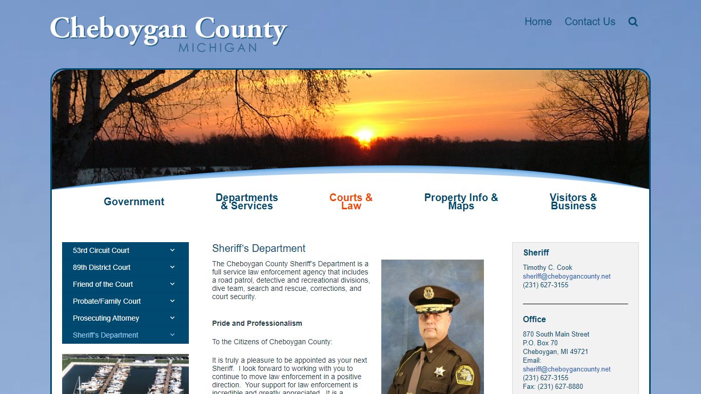 Sheriff’s Department - Cheboygan County Michigan
