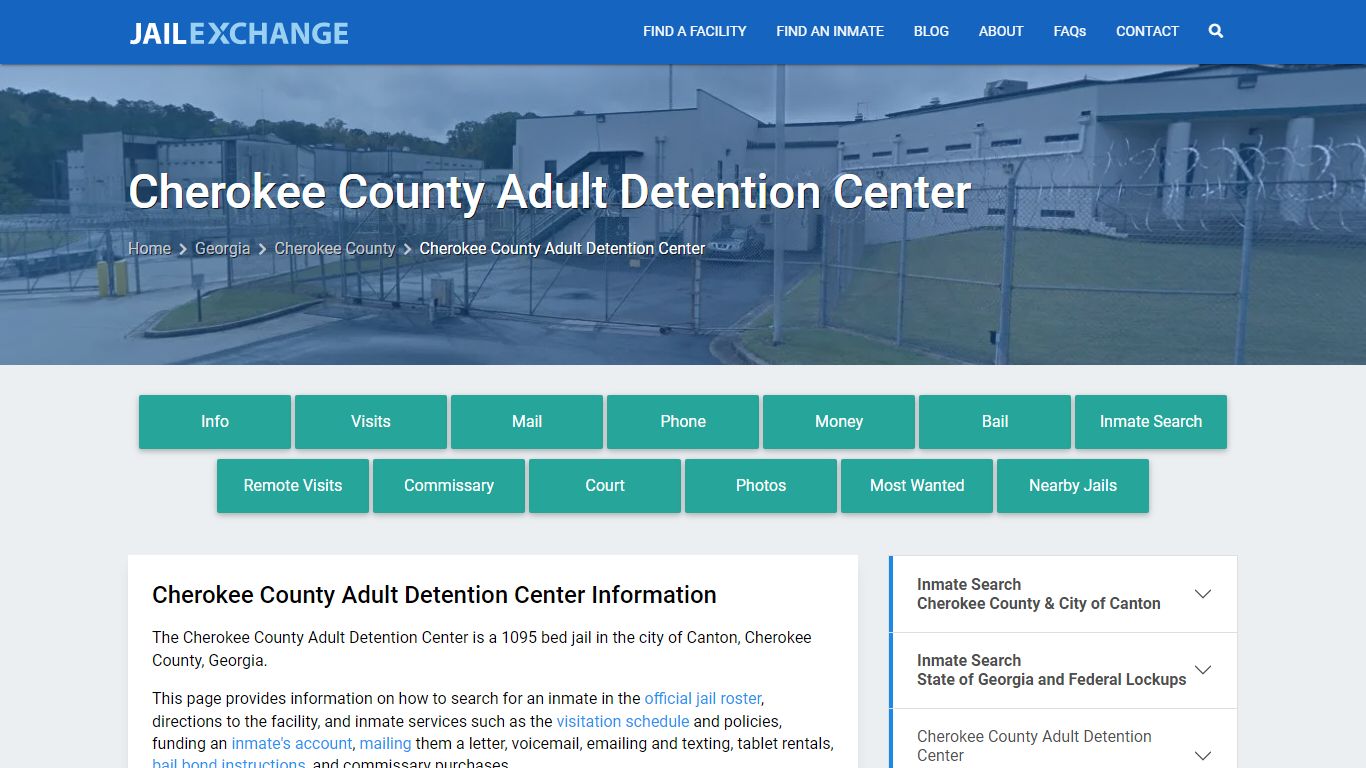Cherokee County Adult Detention Center - Jail Exchange