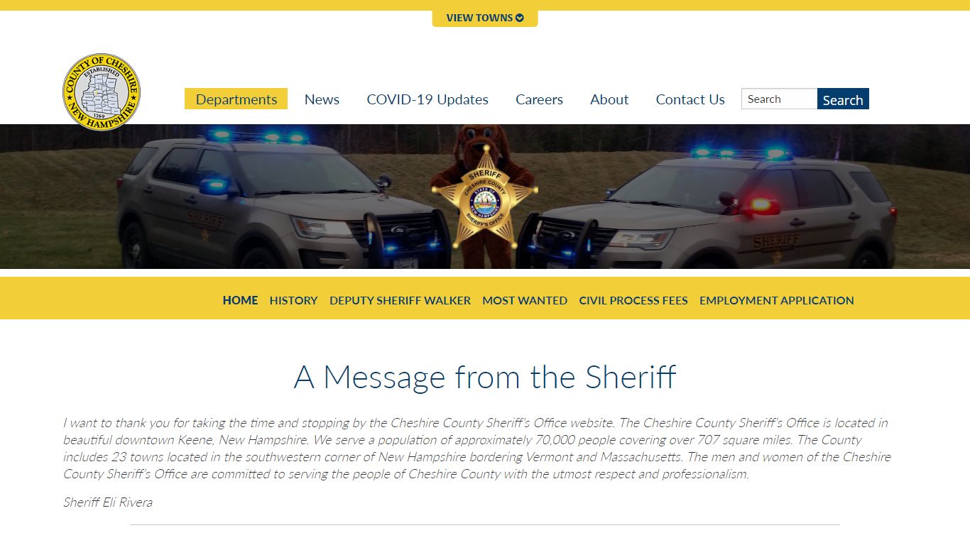Sheriff - Cheshire County