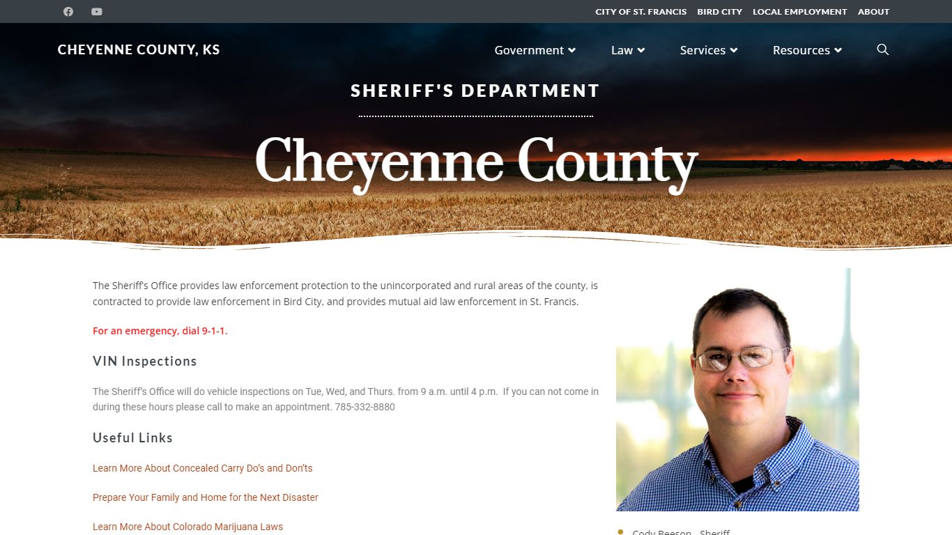 Sheriff – CHEYENNE COUNTY, KS