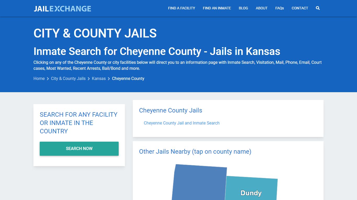Inmate Search for Cheyenne County | Jails in Kansas - Jail Exchange