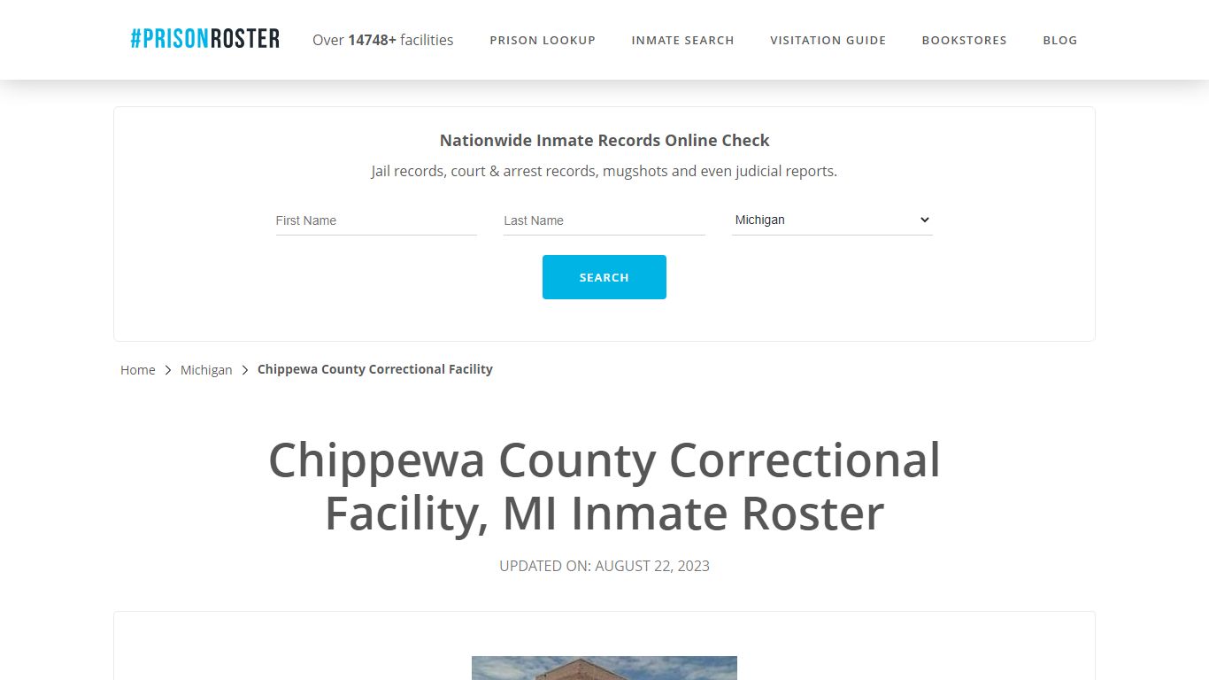 Chippewa County Correctional Facility, MI Inmate Roster - Prisonroster