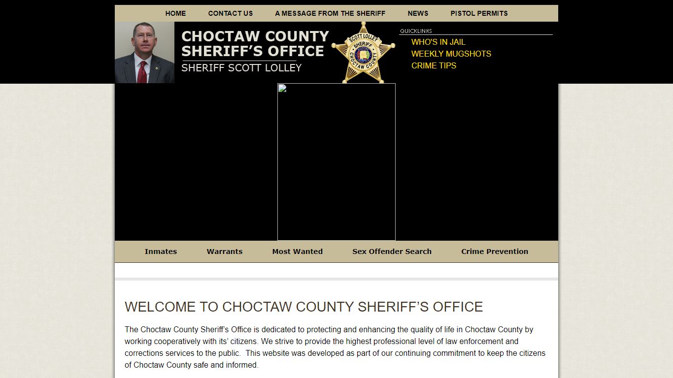 Welcome to Choctaw County Sheriff’s Office