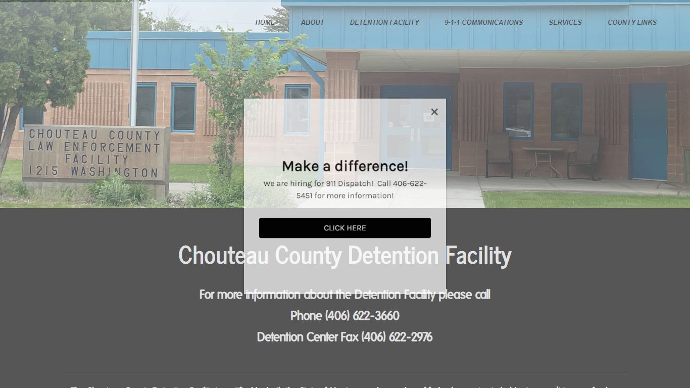 Chouteau County Detention Facility