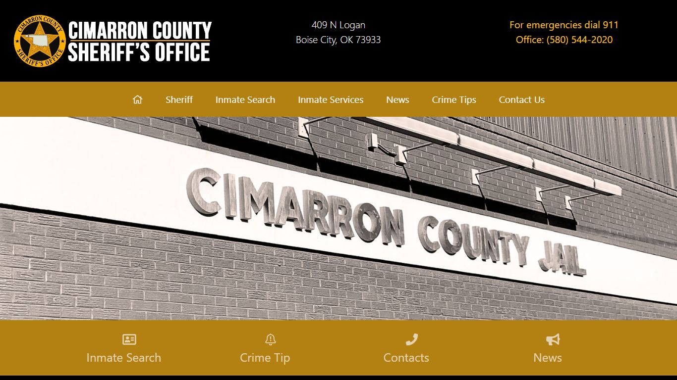 Cimarron County Sheriff's Office - Boise City, Oklahoma
