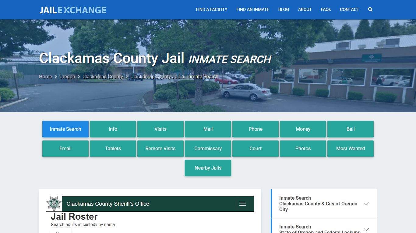 Clackamas County Jail Inmate Search - Jail Exchange