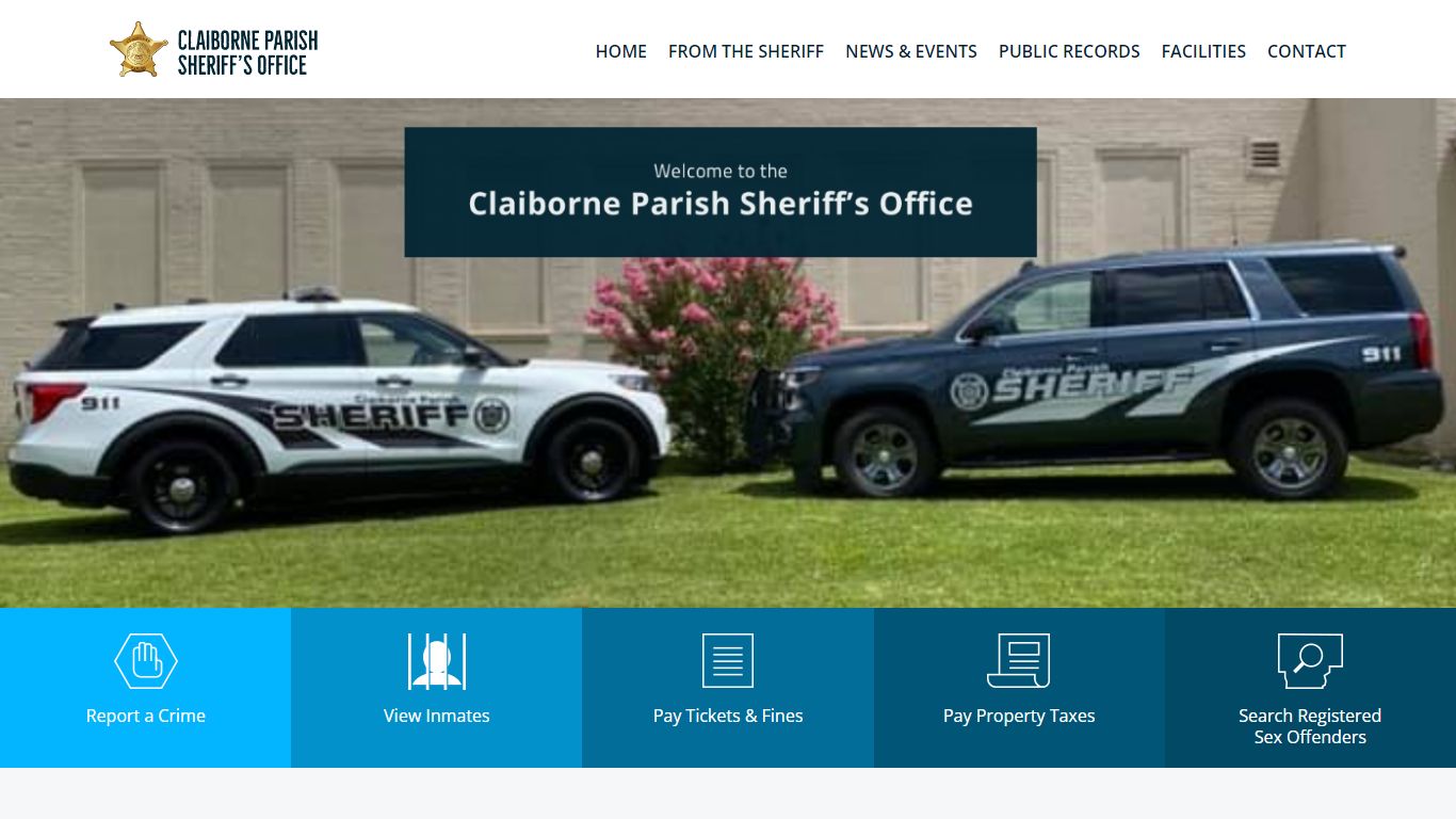 Claiborne Sheriff | Claiborne Parish Sheriff