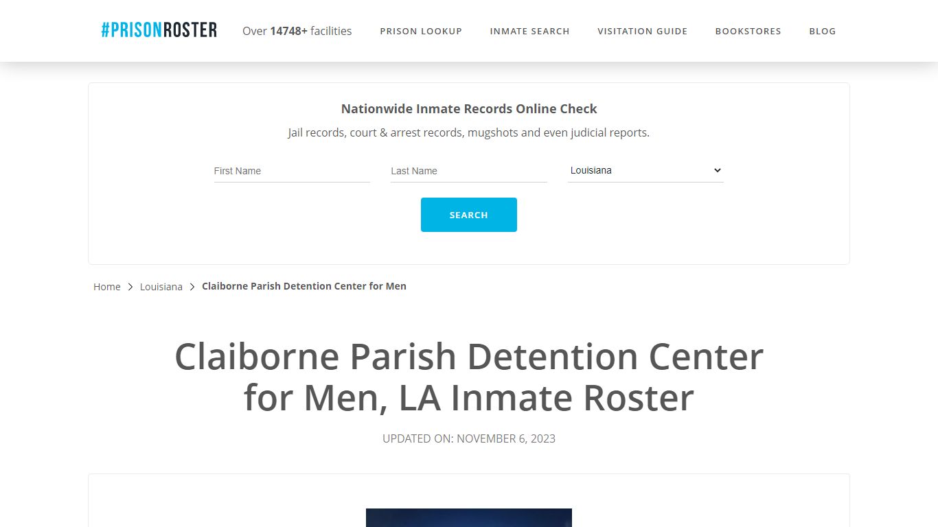 Claiborne Parish Detention Center for Men, LA Inmate Roster - Prisonroster