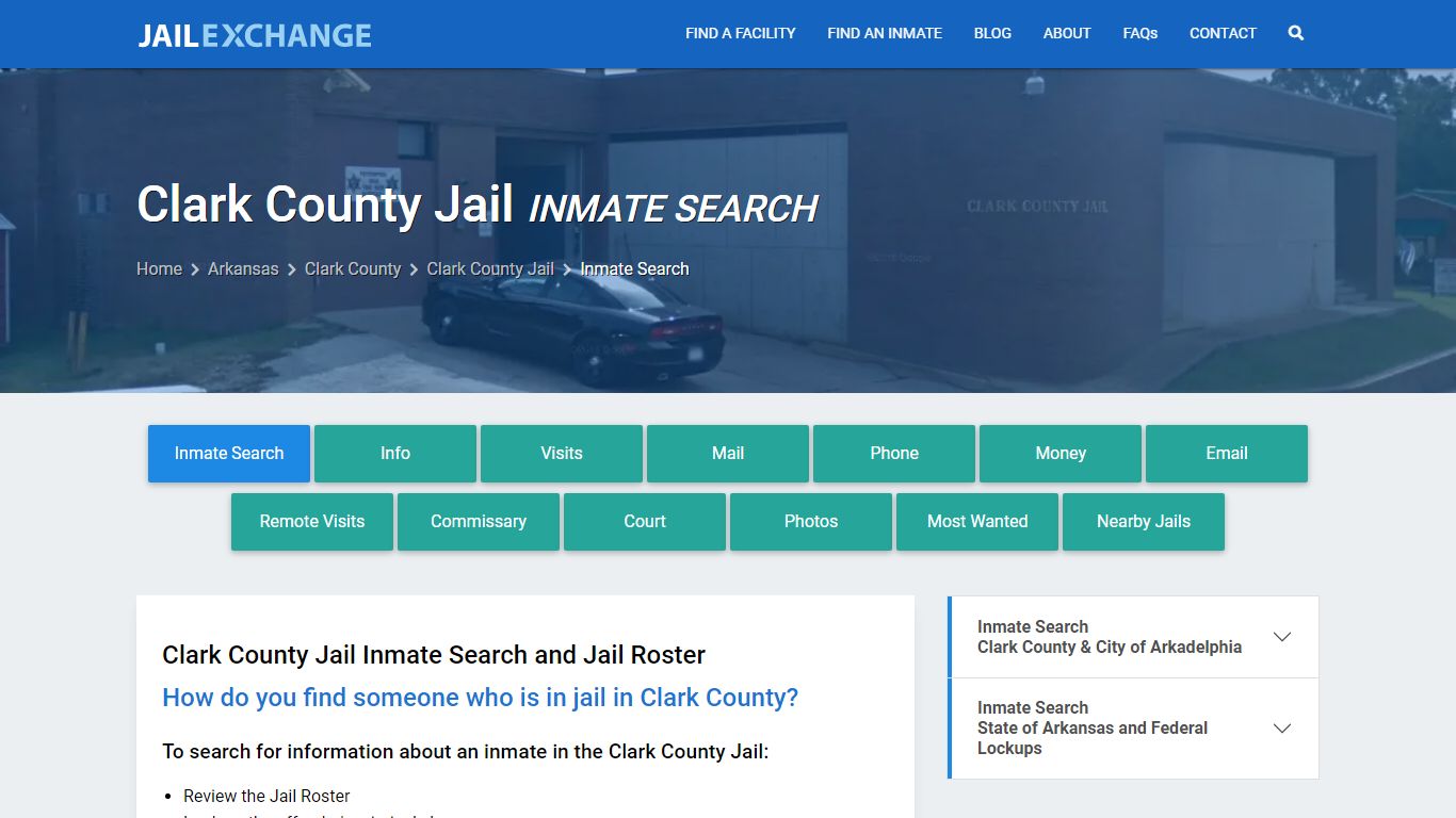 Inmate Search: Roster & Mugshots - Clark County Jail, AR