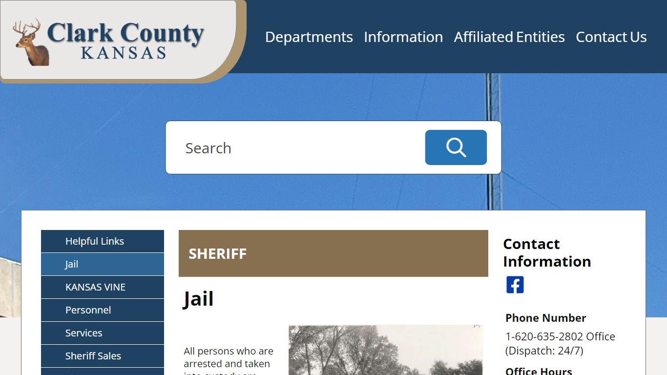 Jail | Clark County Kansas