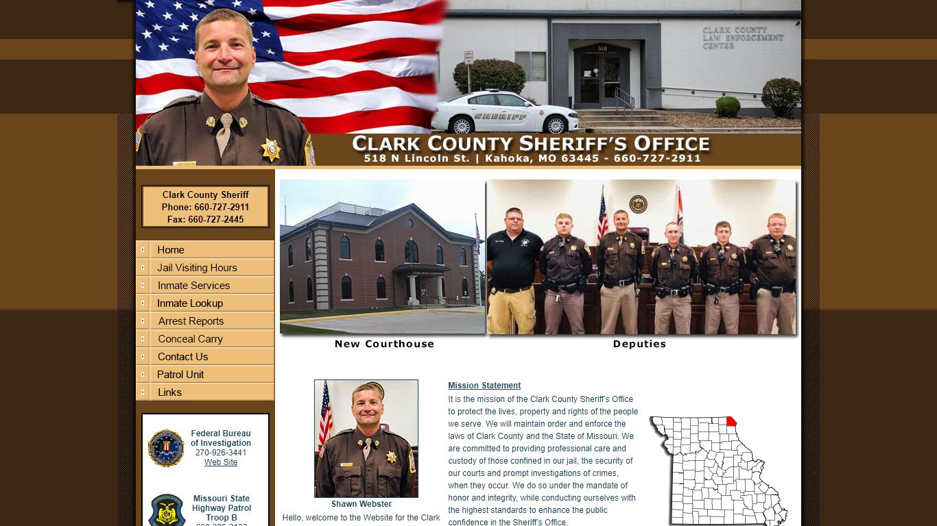 Welcome to the Clark County Sheriff's Office
