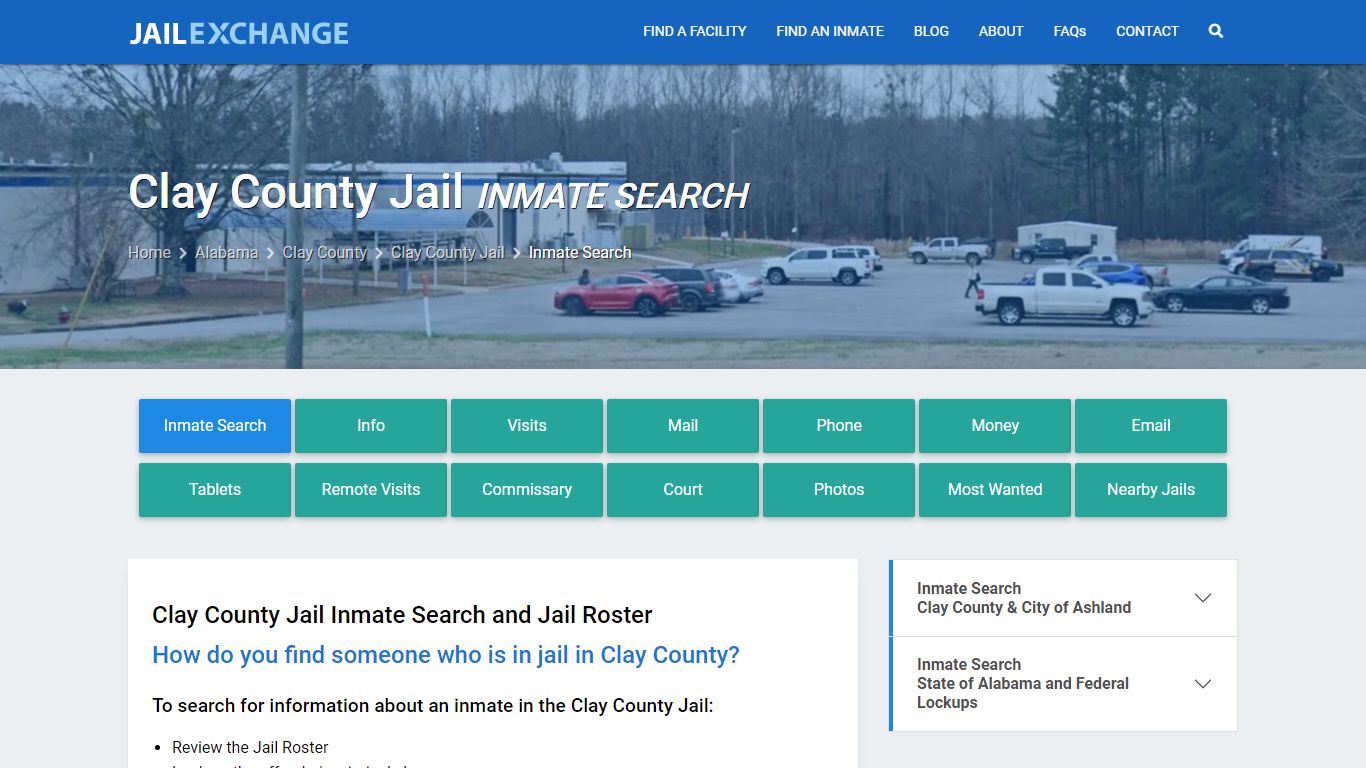 Inmate Search: Roster & Mugshots - Clay County Jail, AL