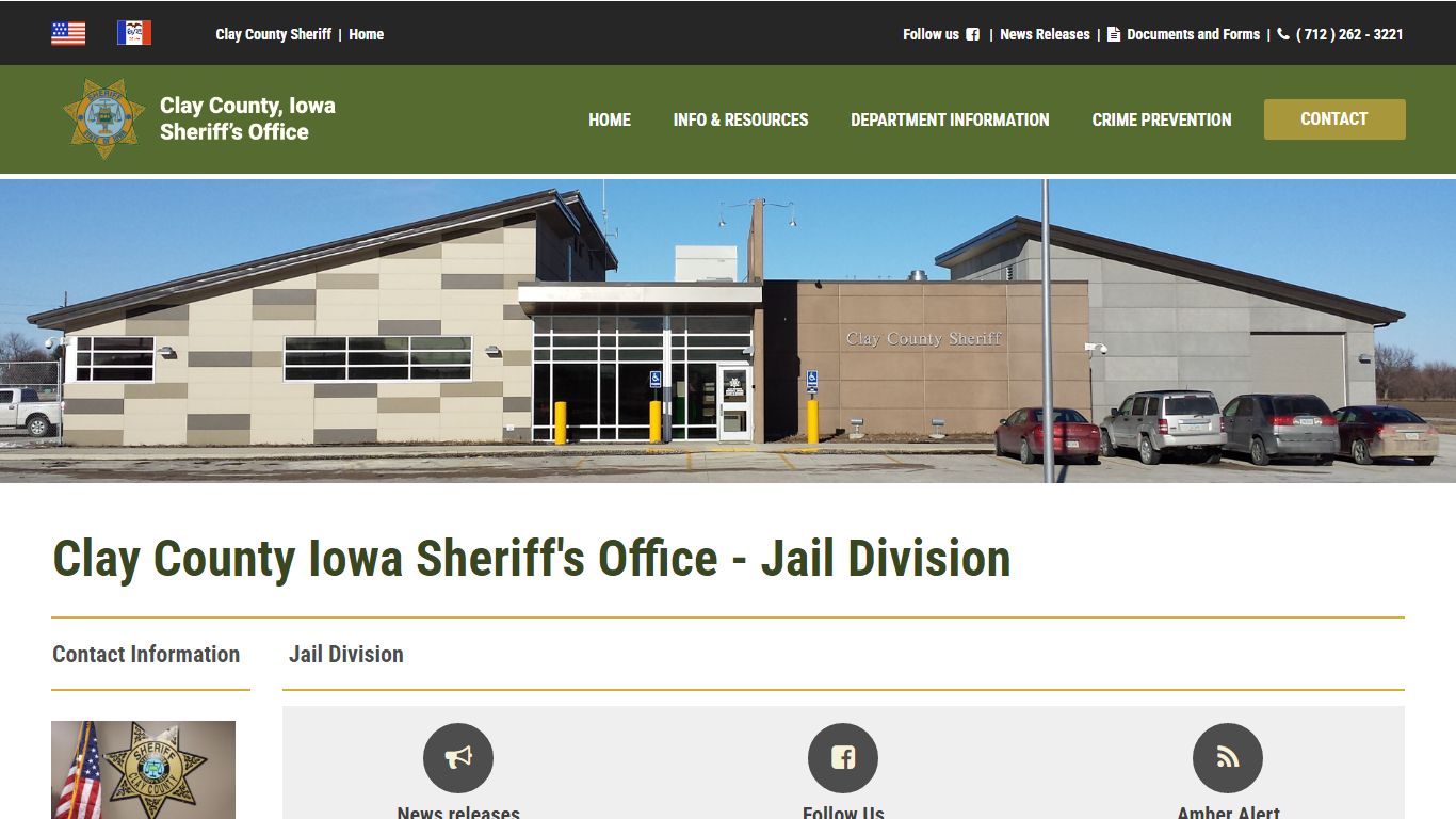 Clay County Iowa Sheriff's Office - Jail Division