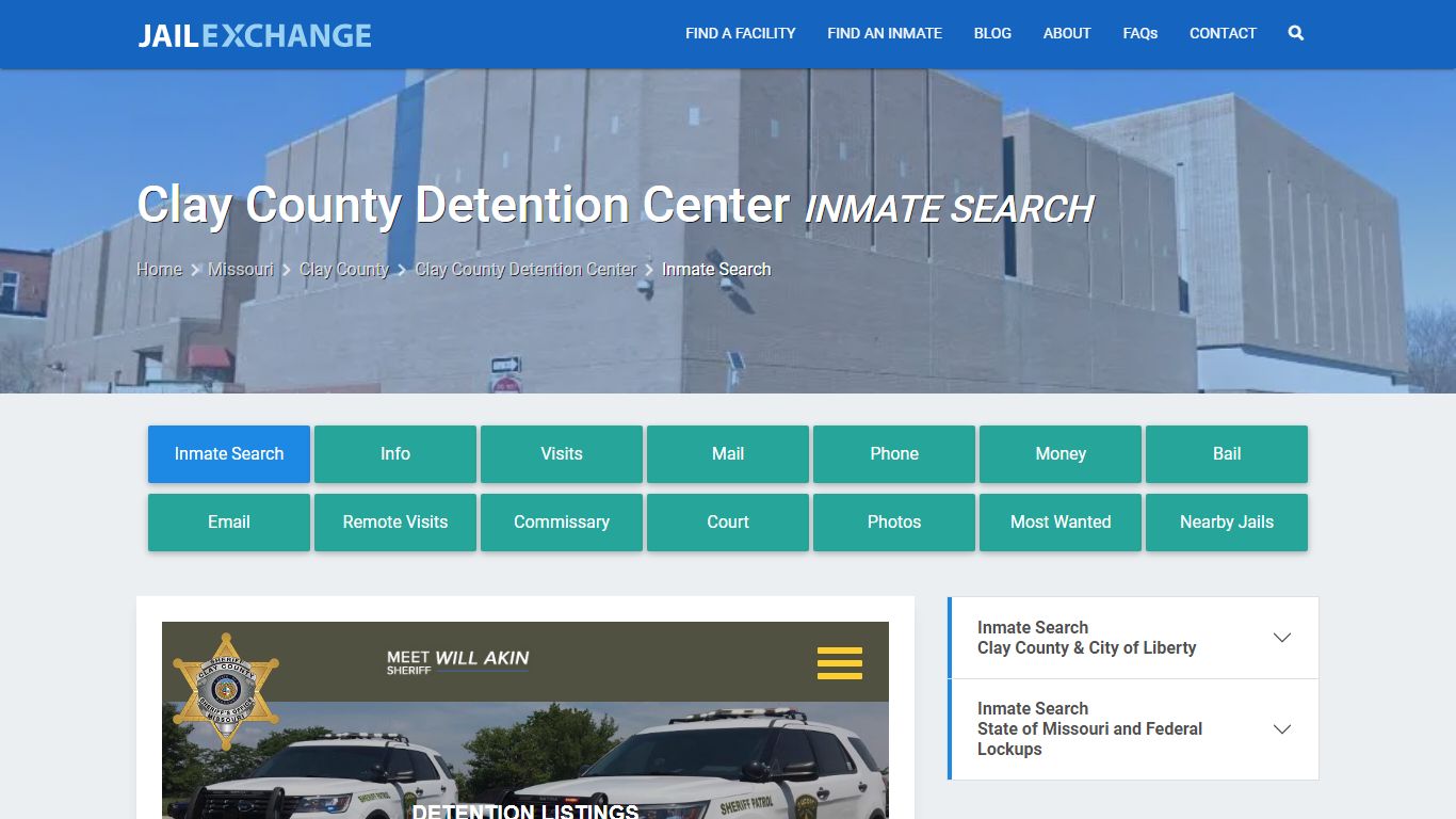 Clay County Detention Center Inmate Search - Jail Exchange