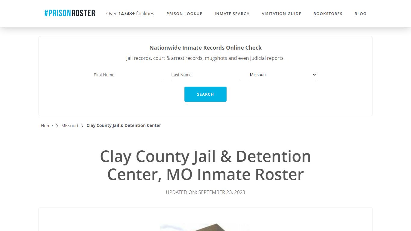 Clay County Jail & Detention Center, MO Inmate Roster - Prisonroster